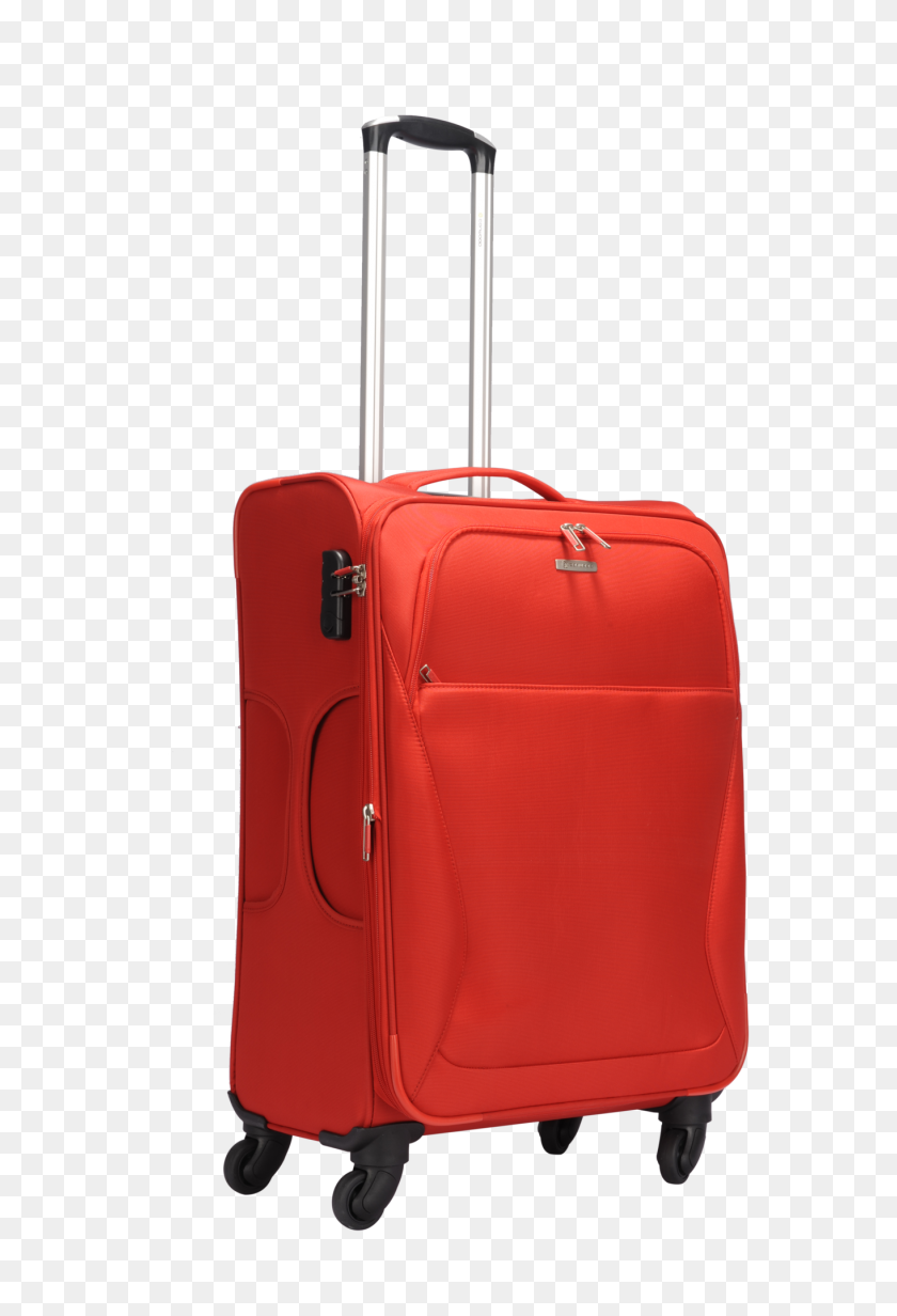 1363x2048 Red Luggage Png Image - Suitcase PNG
