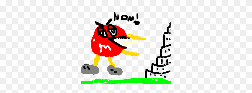 300x250 Red Mampm Eats The Tower Of Babel - Tower Of Babel Clipart