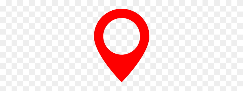 256x256 Red Map Marker Icon - Marker PNG