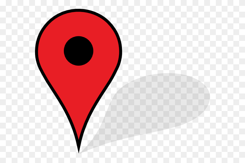 600x498 Red Map Pin With Shadow Transparent Png - Map Pin PNG