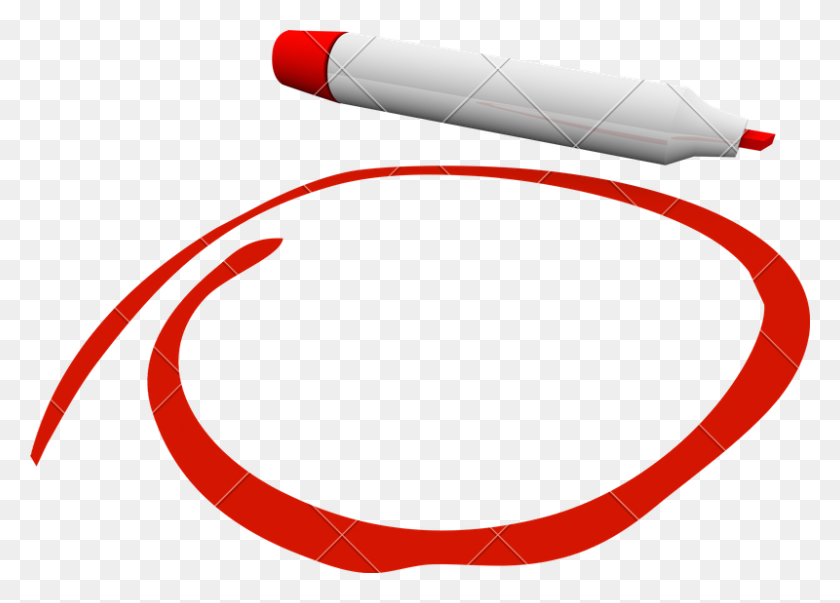 800x557 Red Marker Pen - Marker Circle PNG