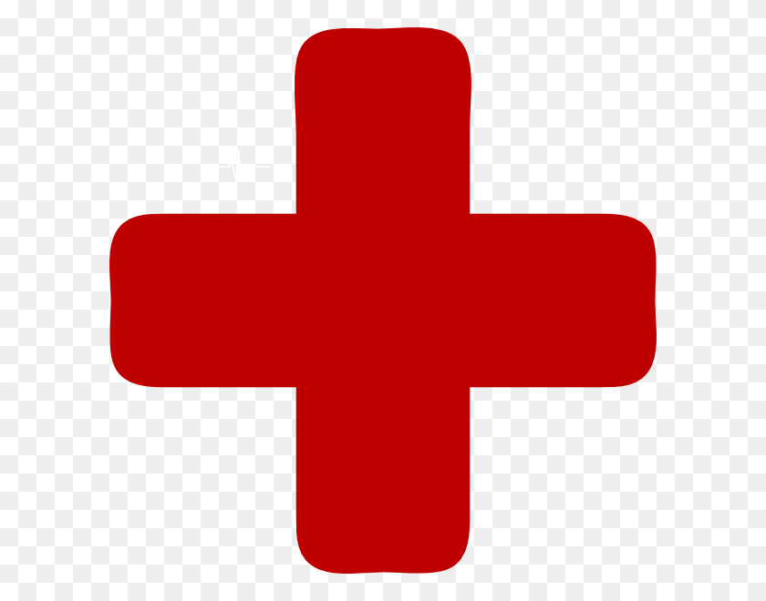 600x600 Red Medical Cross Clip Art - Cross Images Clip Art