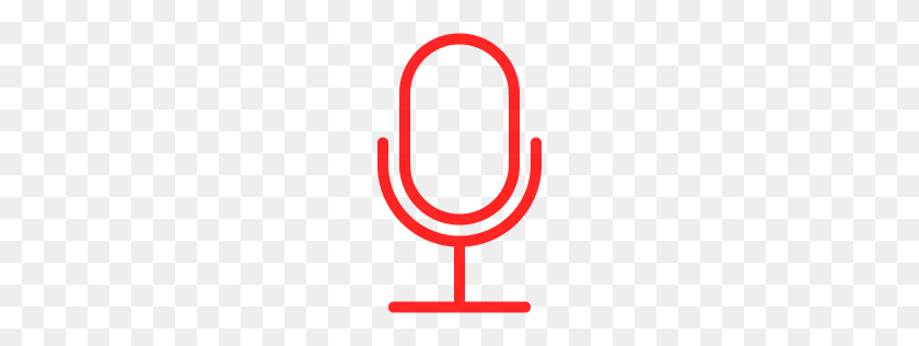 256x256 Red Microphone Icon - Microphone Icon PNG