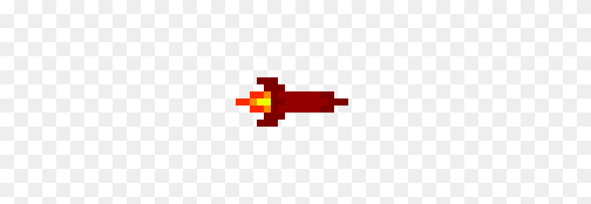 310x230 Красный Ракетный Pixel Art Maker - Ракета Png