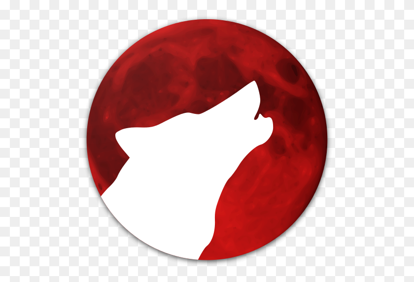 512x512 Red Moon Filter The Screen To Protect Your Eyes And Sleep - Red Moon PNG