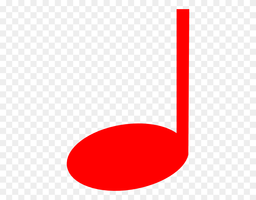 402x597 Red Music Note Clip Art - Red X PNG