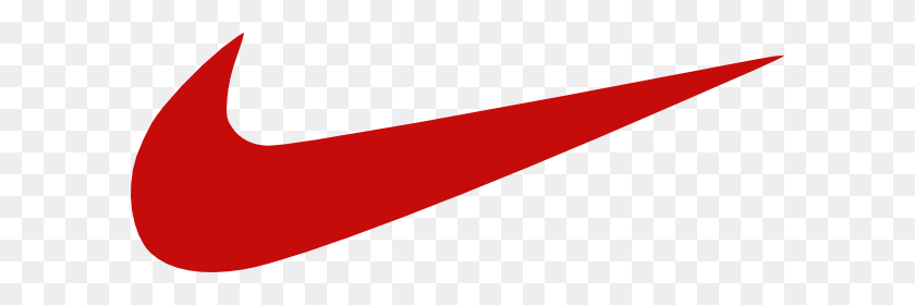 600x220 Red Nike Logo Clip Arts Download - Nike PNG