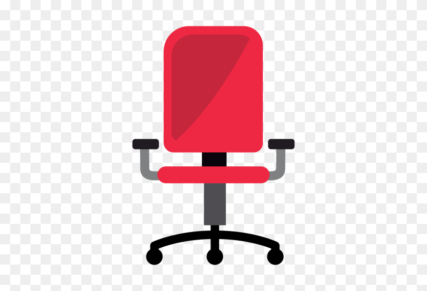 512x512 Red Office Chair Clipart - Office Chair Clipart