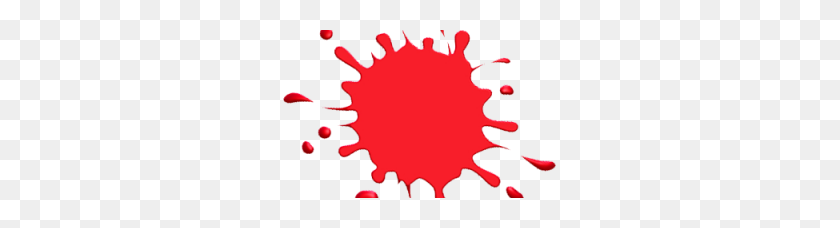 280x168 Red Paint Splatter Item - Red Paint PNG