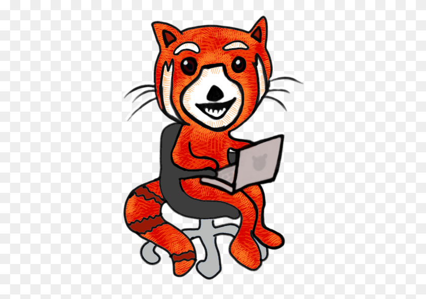 360x529 Red Panda Getting To Work Sql Workbooks - Red Panda PNG