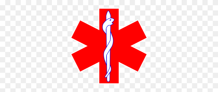 298x294 Красный Логотип Фельдшера - Медицинский Логотип Клипарт