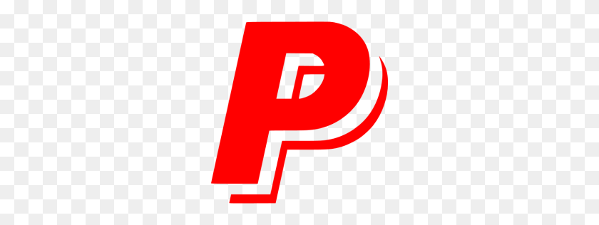 256x256 Красный Значок Paypal - Логотип Paypal Png