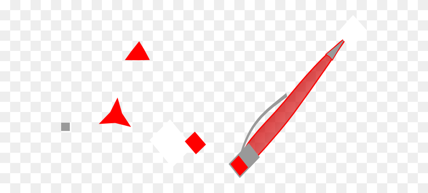 600x319 Red Pen Clip Art - Red Pen PNG