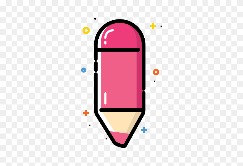 512x512 Red Pen, Flat, Hand Icon With Png And Vector Format For Free - Red Pen PNG