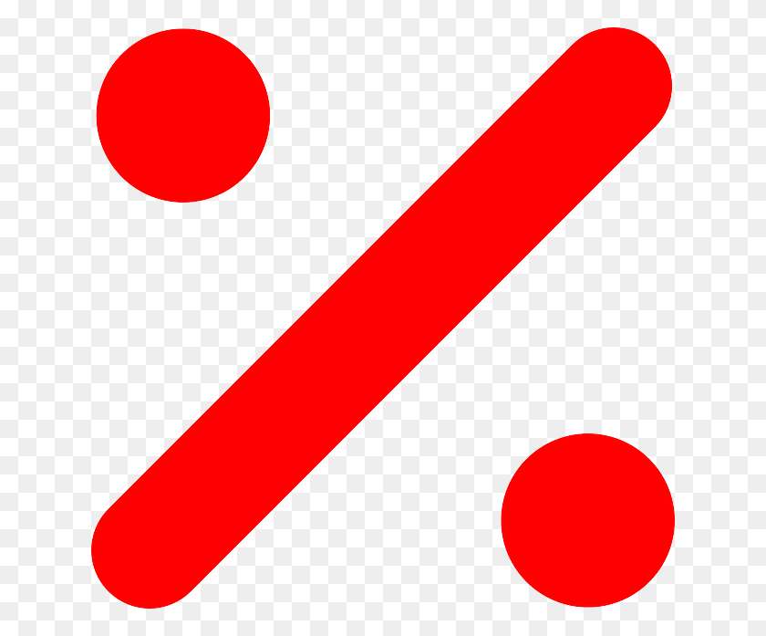 640x637 Red Percent Logos - Math Problem Clipart