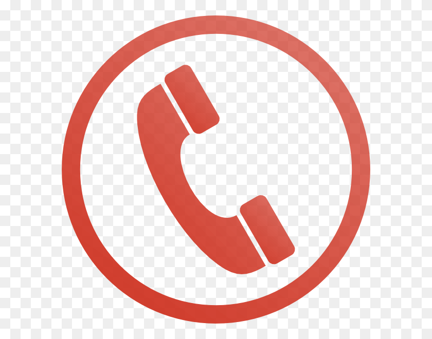 600x600 Красный Телефон Клипарт - Скачать Клипарт Приложения Бесплатно