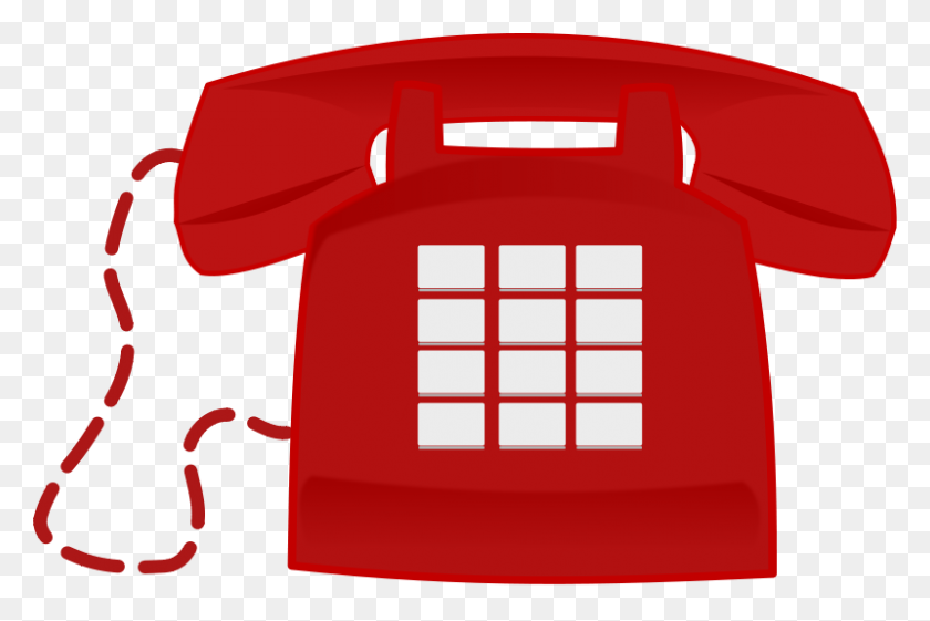 800x514 Красный Телефон Клипарт Ретро Кухня Еда Бытовые Картинки И Новые - Старый Телефон Клипарт