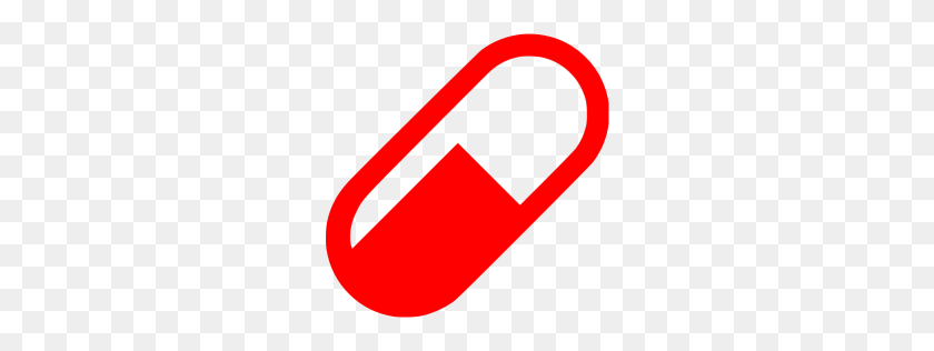 256x256 Red Pill Icon - Red Pill PNG
