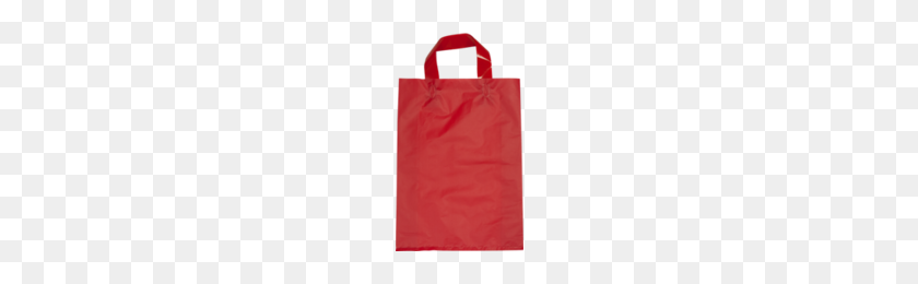 200x200 Red Plastic Bag With Soft Handle - Plastic Bag PNG