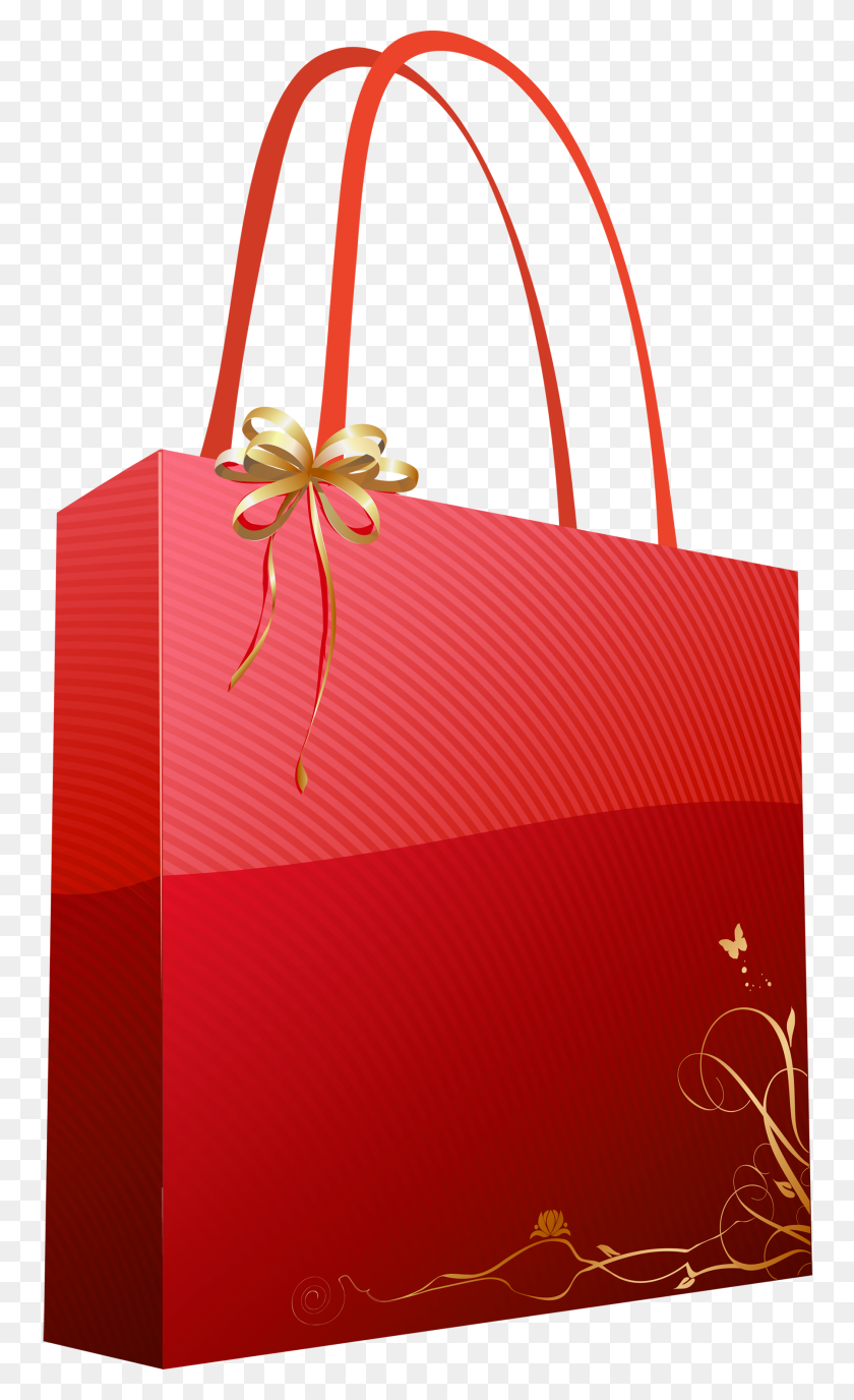 1800x3037 Red Png Giftbag - Gift Bag Clipart