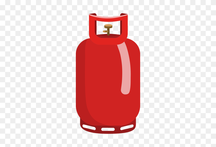 512x512 Tanque De Gas De Propano Rojo Ilustración - Tanque De Propano Png