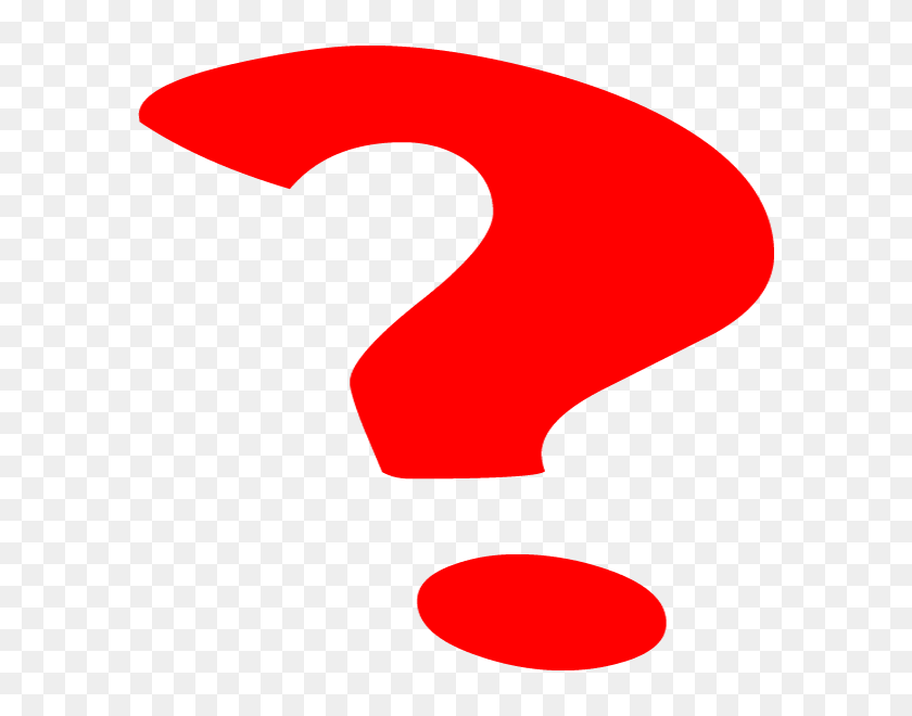600x600 Red Question Mark - PNG Question Mark