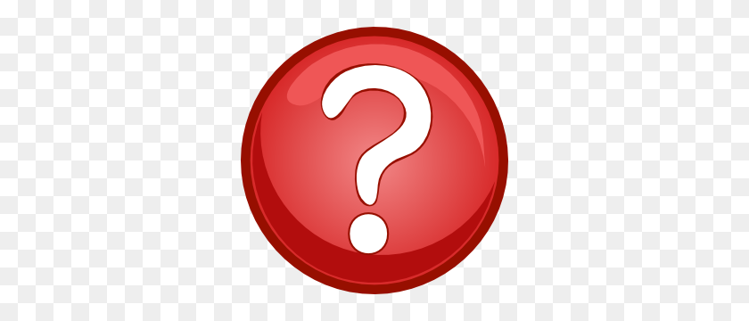 300x300 Red Question Mark Circle Clip Art - Red Question Mark PNG