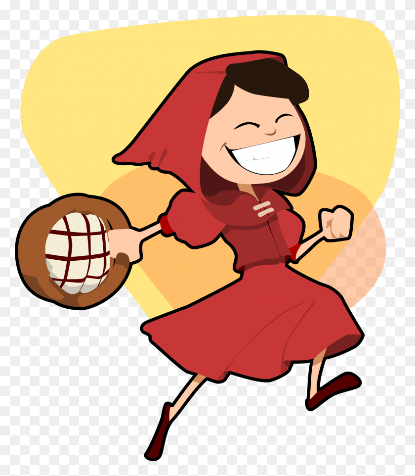 1969x2279 Red Riding Hood Clipart - Hungry Person Clipart