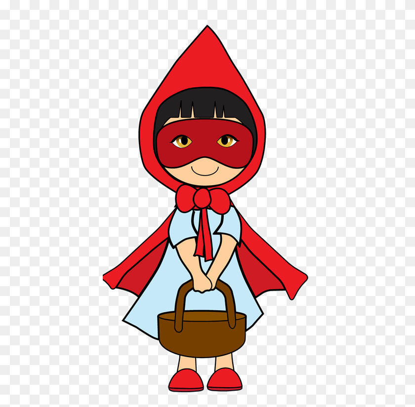 424x765 Red Riding Hood Clipart Cape - Cape Clipart