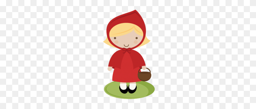 300x300 Red Riding Hood For Scrapbooking Story Book - Story Book Clipart