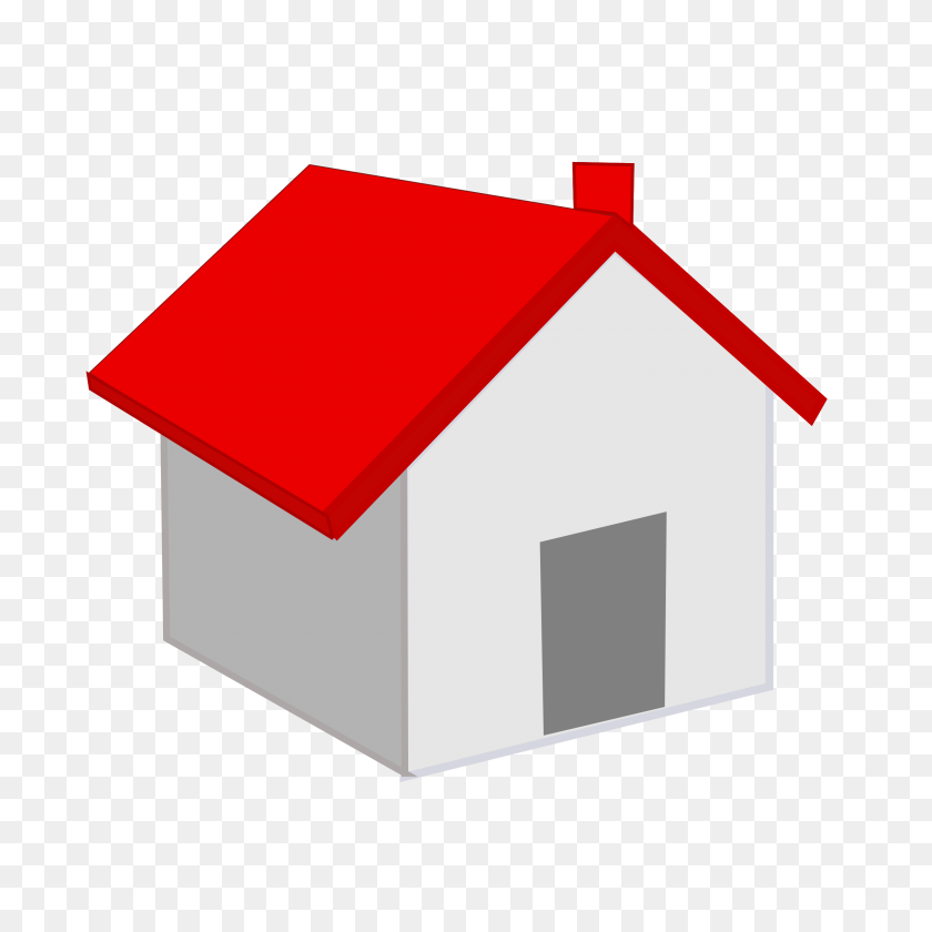 2400x2400 Red Roof Home Icon Transparent Png - Mansion PNG