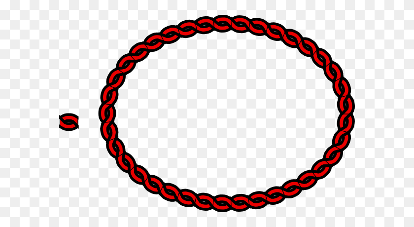 600x400 Red Rope Border Clip Art - Rope Border Clipart