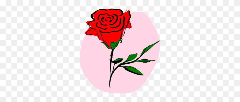 282x297 Red Rose Clip Art - Rosen Clipart