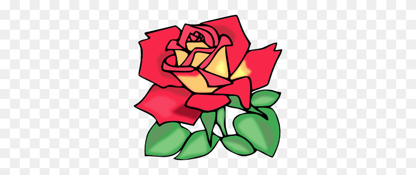 300x294 Красная Роза Картинки Diy Красные Розы, Искусство И Картинки - Теория Клипарт