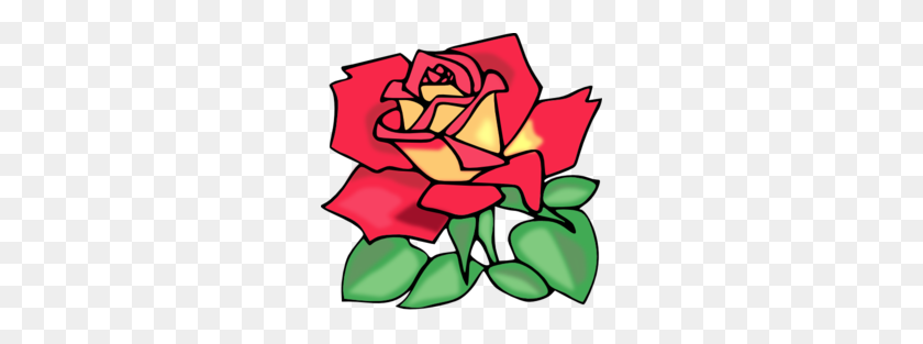 256x253 Red Rose Clipart - Red Rose Clip Art