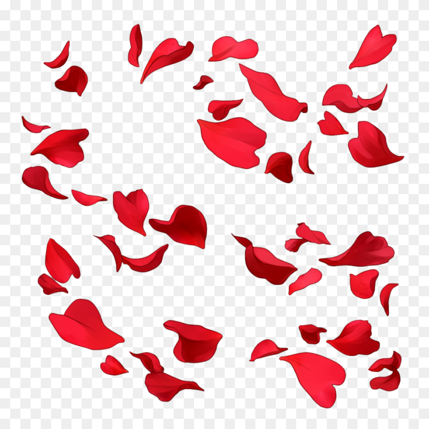 894x894 Red Rose Petals Png, Red Rose Petals Png - Rose Petal PNG