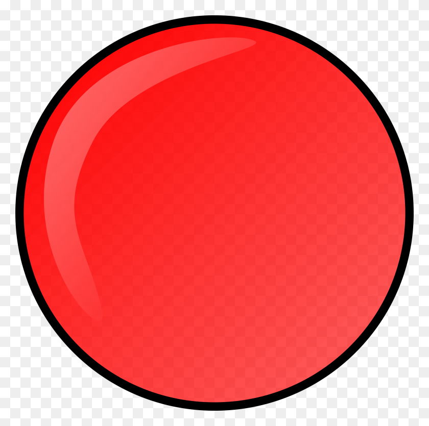 2400x2386 Red Round Button Icons Png - Round PNG