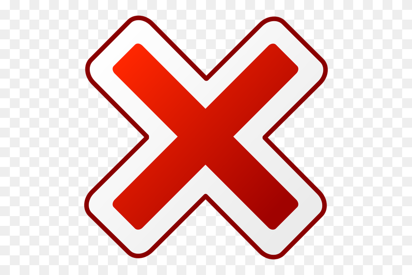 500x500 Красный Круглый Значок Предупреждения Об Ошибке Вектор - Ошибка Клипарт