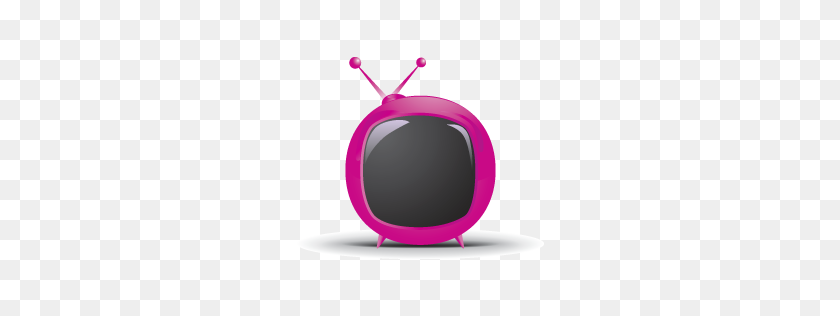 256x256 Red, Rounded, Tv Icon - Tv PNG
