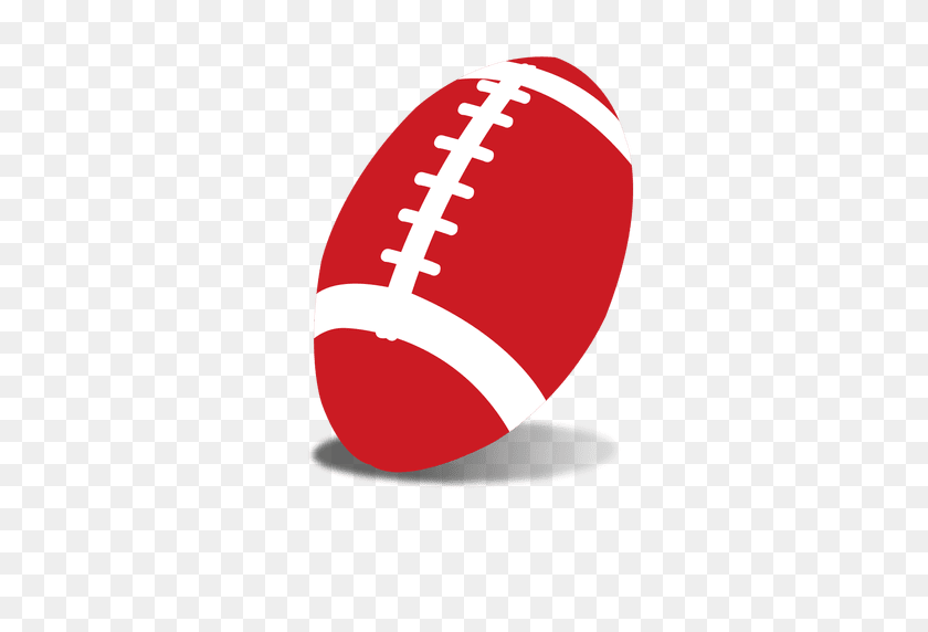 512x512 Red Rugby Ball - Rugby Ball PNG