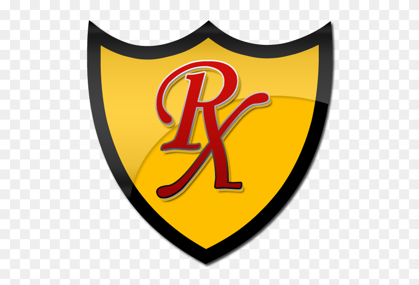 512x512 Red Rx Yellow Shield Clipart Clipart Image - Shield Images Clipart