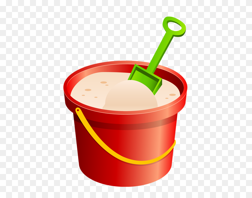 469x600 Red Sand Bucket And Green Shovel Png Gallery - Bucket PNG