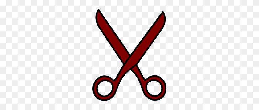 240x299 Red Scissors Cliparts - Barber Scissors Clipart