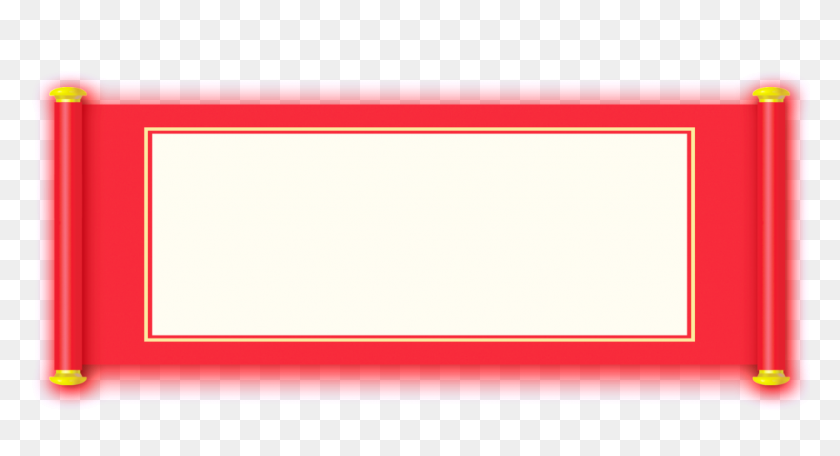 1024x521 Red Scroll Transparent Free Png Download Png Vector - Scroll PNG