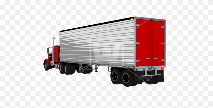 550x366 Red Semi Truck Png - Semi Truck PNG