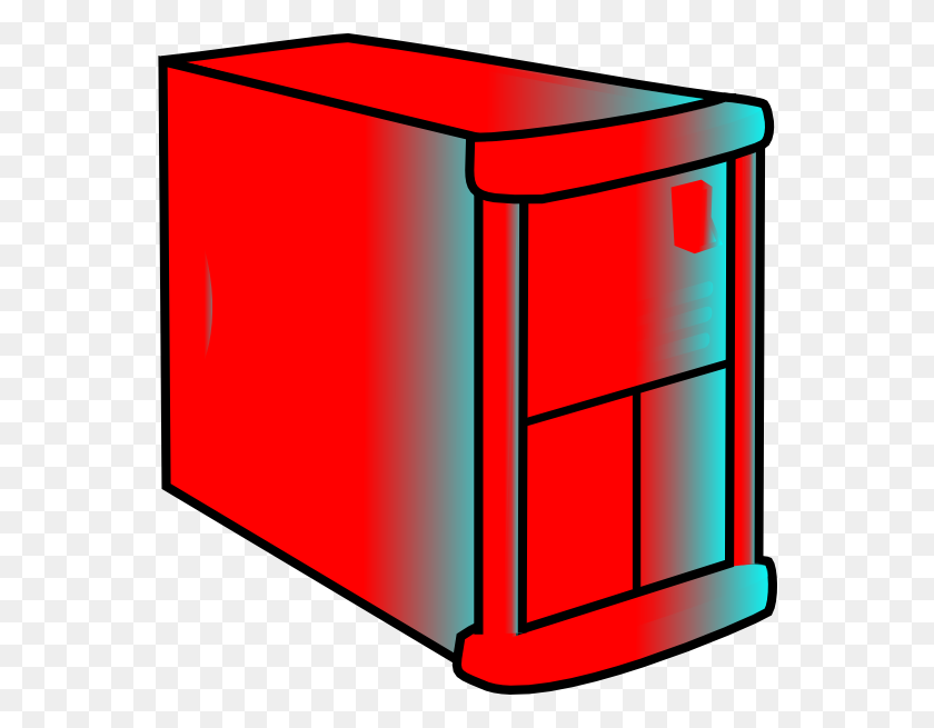 558x595 Red Server Clip Art - Server Clipart