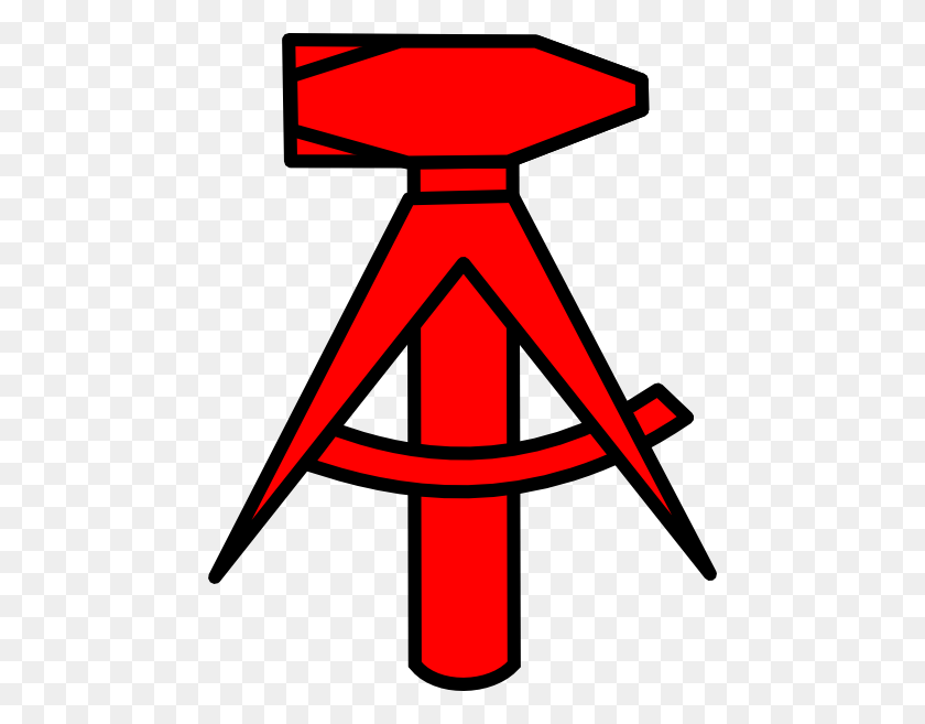 462x597 Red Sextant Clip Art - Sledge Hammer Clipart