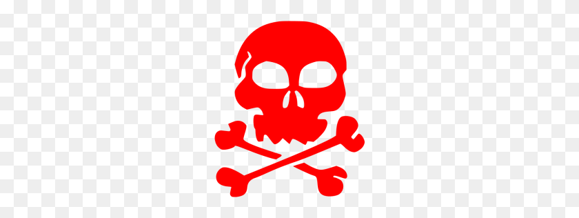 256x256 Red Skull Icon - Skull Icon PNG