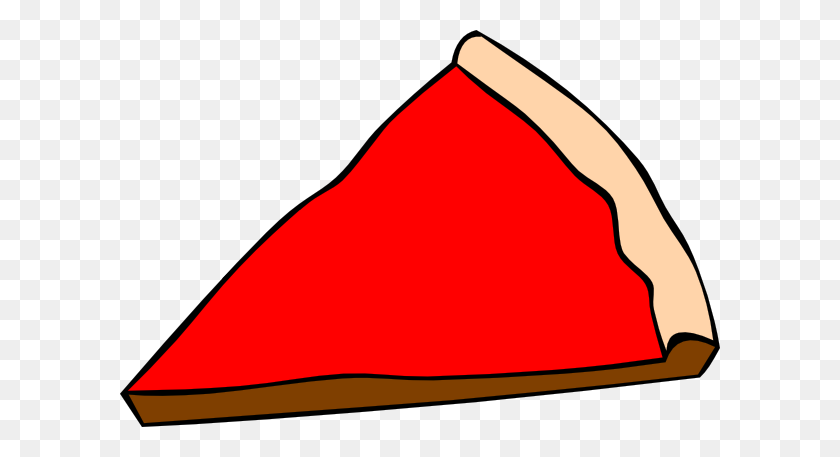 600x397 Red Slice Of Pizza - Pizza Slice PNG