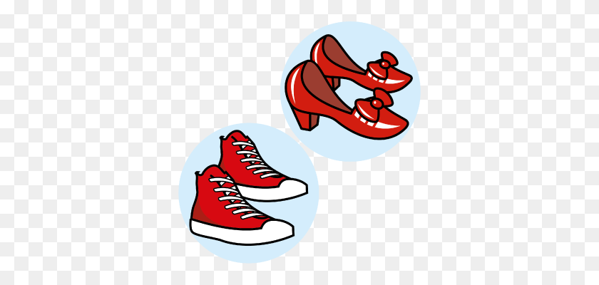 340x340 Red Slipper Moments - Ruby Red Slippers Clipart